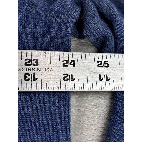 Joseph Abboud Sweater Extra Fine Merino Wool V-Neck 2XLT Blue Long Sleeve - Picture 6 of 7